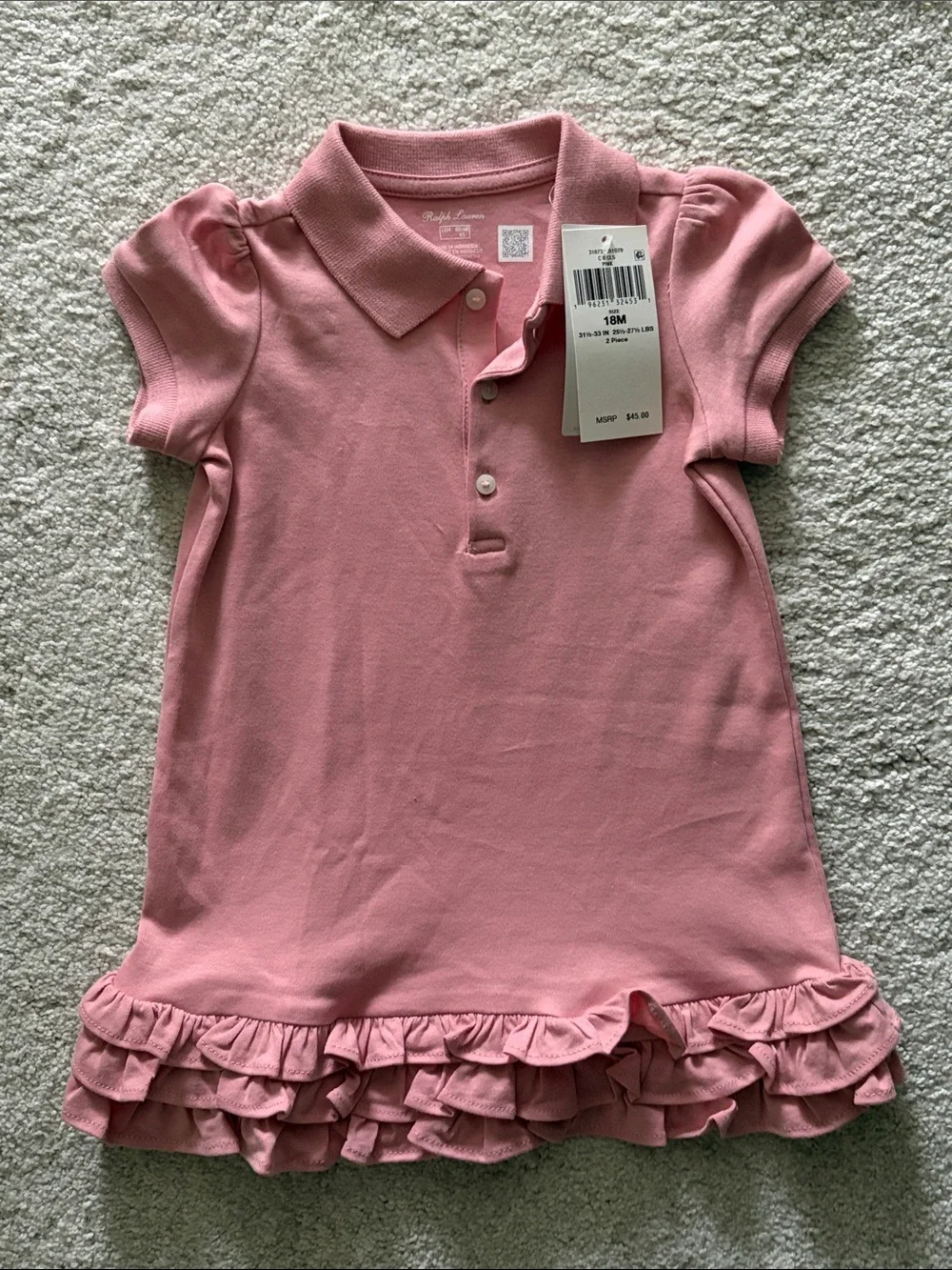 Ralph Lauren Ruffle Dress NWT